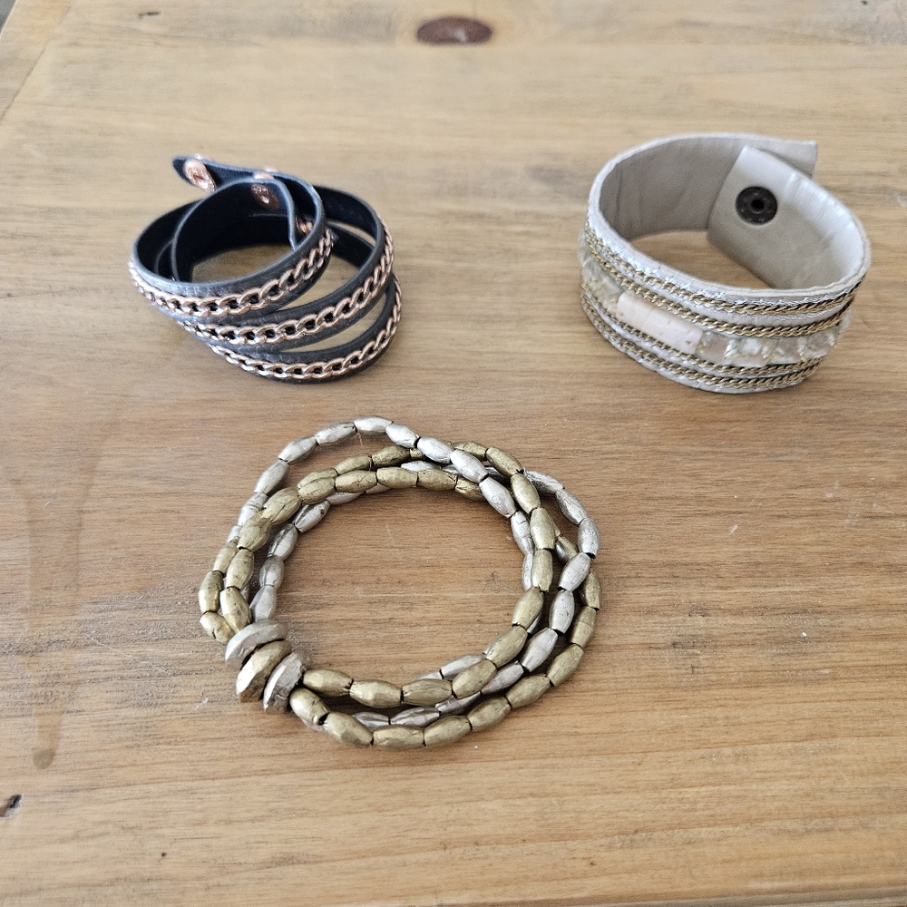 Set Of 3 Noonday Bracelets